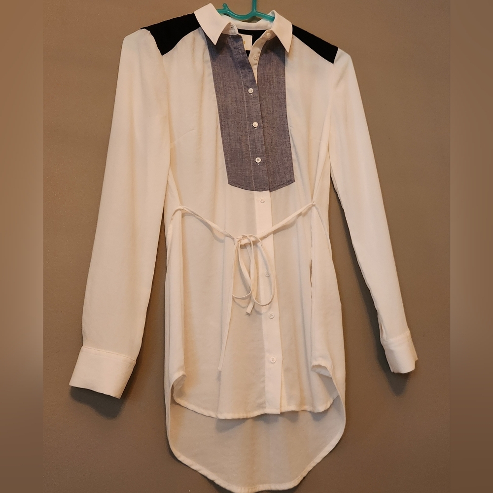 Maeve Long Sleeve Tunic Blouse - Size 0